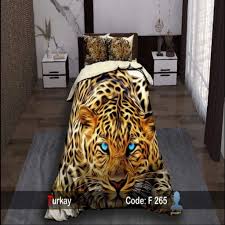 روتختی یک نفره برند turkey ترکای مدل پلنگی