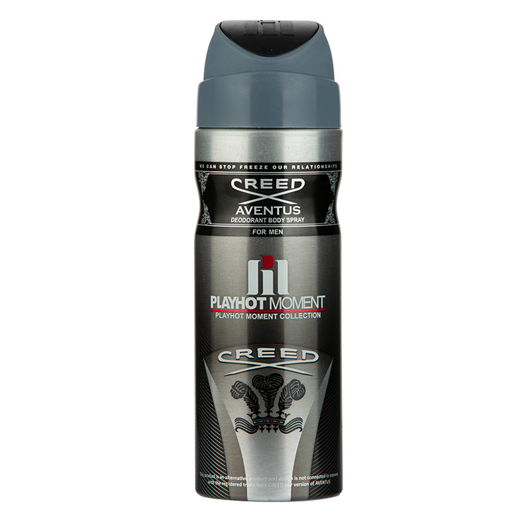اسپری دئودورانت play hot moment پلی هات مومنت (۱۲٪) ماندگاری بالا